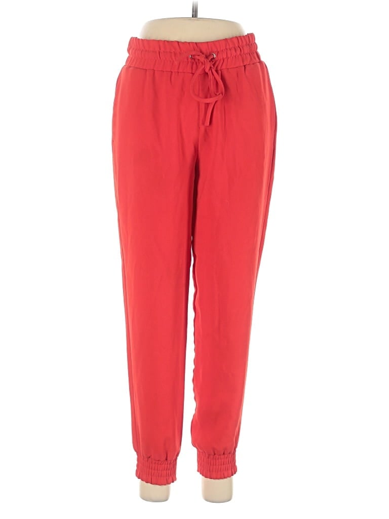 Pre-owned Zara Trf Casual Pants In Red