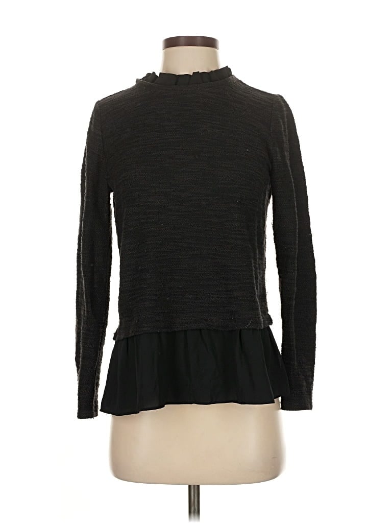 Pre-owned Ann Taylor Loft Turtleneck Sweater In Black