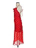 Finders Polka Dots Checkered-gingham Red Cocktail Dress Size XS - photo 5