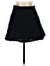 H&M 100% Polyester Solid Black Casual Skirt Size 2 - photo 1