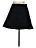 H&M 100% Polyester Solid Black Casual Skirt Size 2 - photo 2