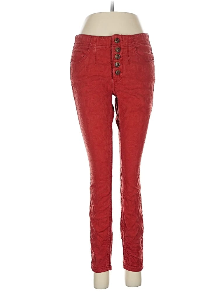 Pre-owned Pilcro And The Letterpress Casual Pants In Red