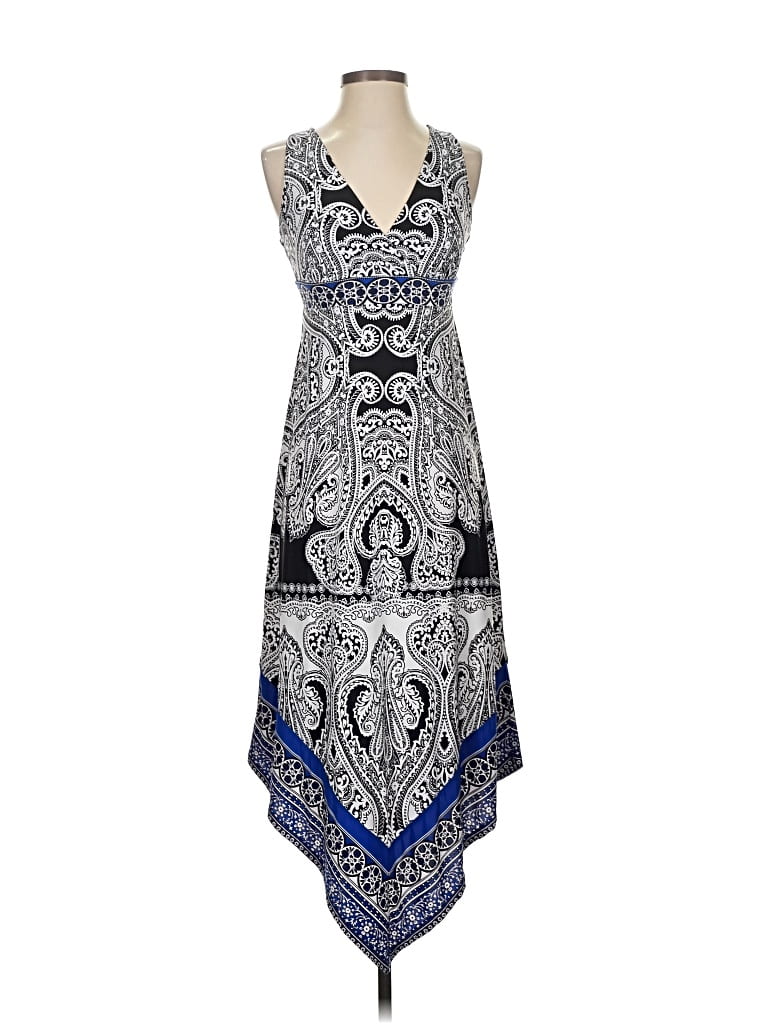 Pre-owned Inc International Concepts Casual Dress In Blue