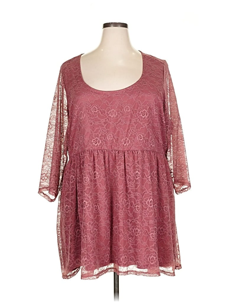 Pre-owned Torrid Casual Dress In Burgundy