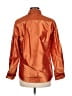 Wathne 100% Silk Orange Long Sleeve Silk Top Size 6 - photo 2