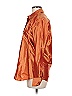 Wathne 100% Silk Orange Long Sleeve Silk Top Size 6 - photo 5