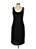 NY Collection 100% Polyester Solid Black Cocktail Dress Size L - photo 1