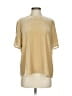 Vince. Metallic Gold Short Sleeve Blouse Size S - photo 1