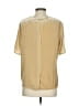 Vince. Metallic Gold Short Sleeve Blouse Size S - photo 2