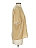 Vince. Metallic Gold Short Sleeve Blouse Size S - photo 4