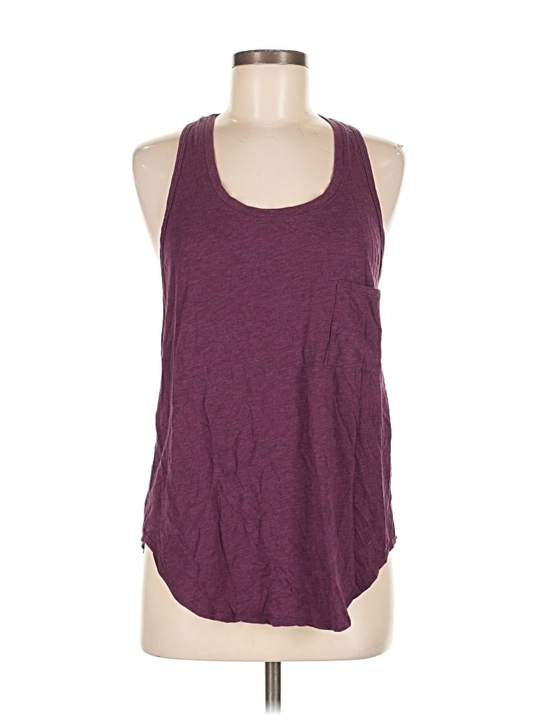 Pre-owned Lululemon Athletica Tank Top Purple Halter Neckline Tops