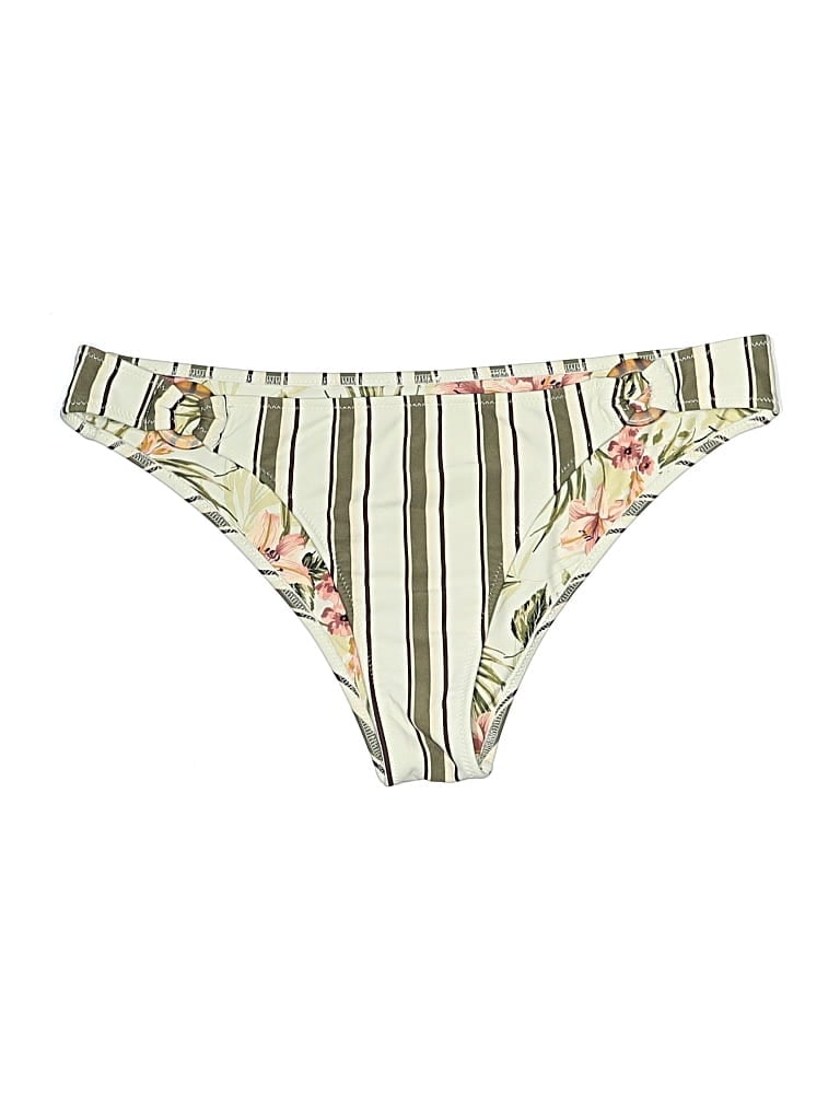 Pre-owned Abercrombie & Fitch Swimsuit Bottoms In White