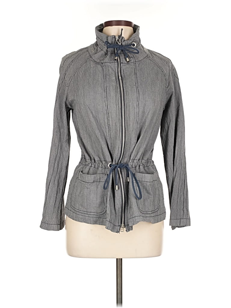 Pre-owned Lafayette 148 Jacket In Gray