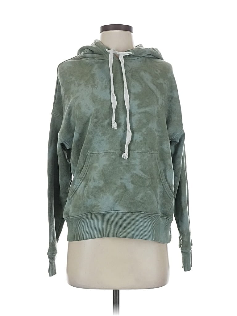 Pre-owned Aerie Pullover Hoodie In Green