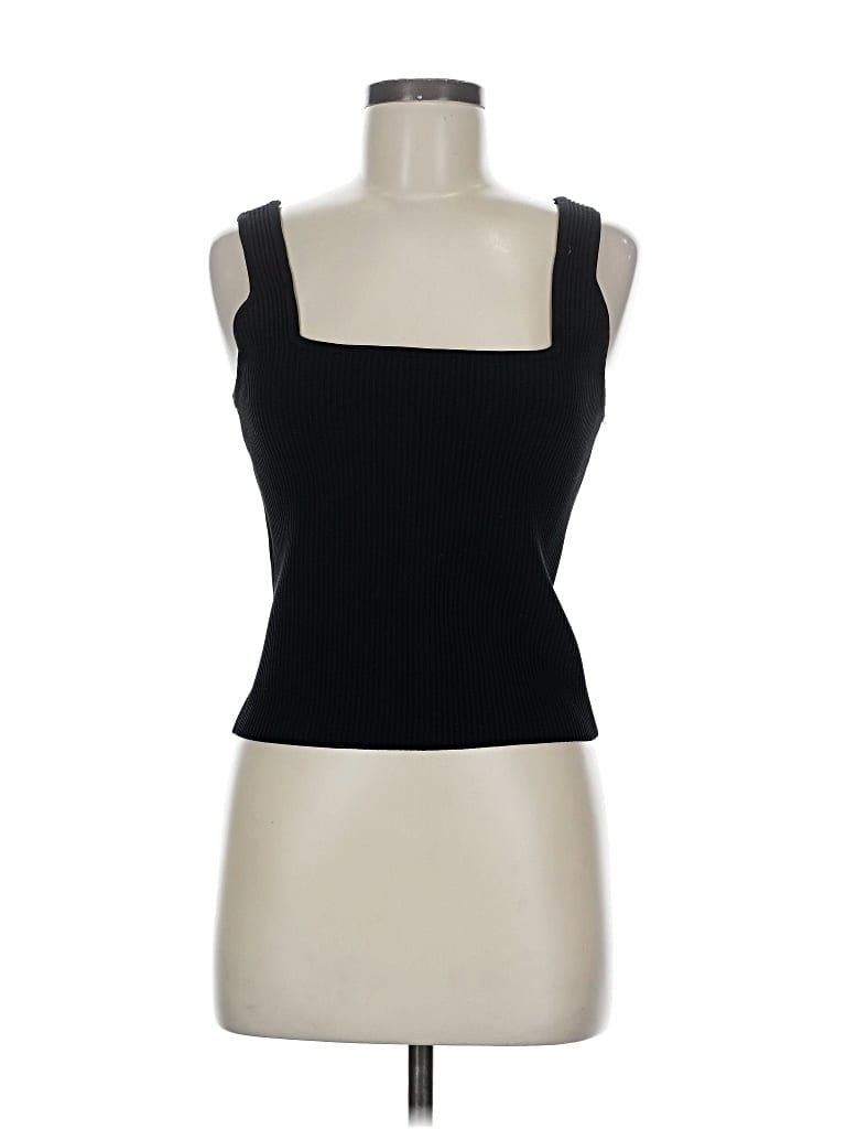 Pre-owned Forever 21 Tank Top Black Strapless Neckline Tops