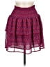 Assorted Brands 100% Polyester Paisley Purple Casual Skirt Size M - photo 1