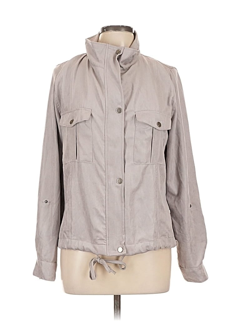 Pre-owned Mahina Jacket In Gray