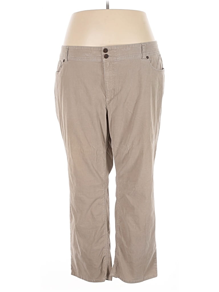 Pre-owned Avenue Khaki Pant In Brown