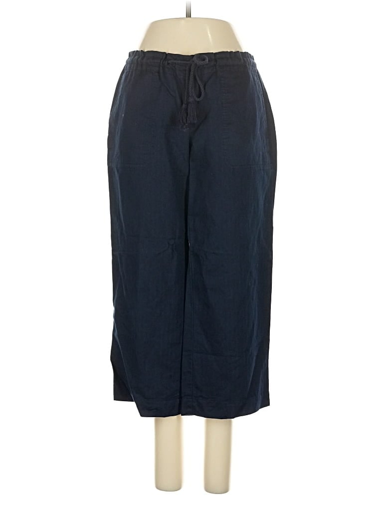 Pre-owned Polo Ralph Lauren Linen Pants In Blue