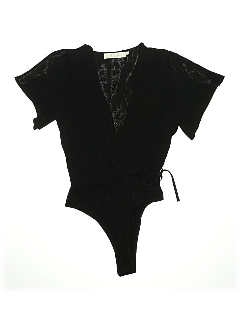 Pre-owned Astr Bodysuit In Black