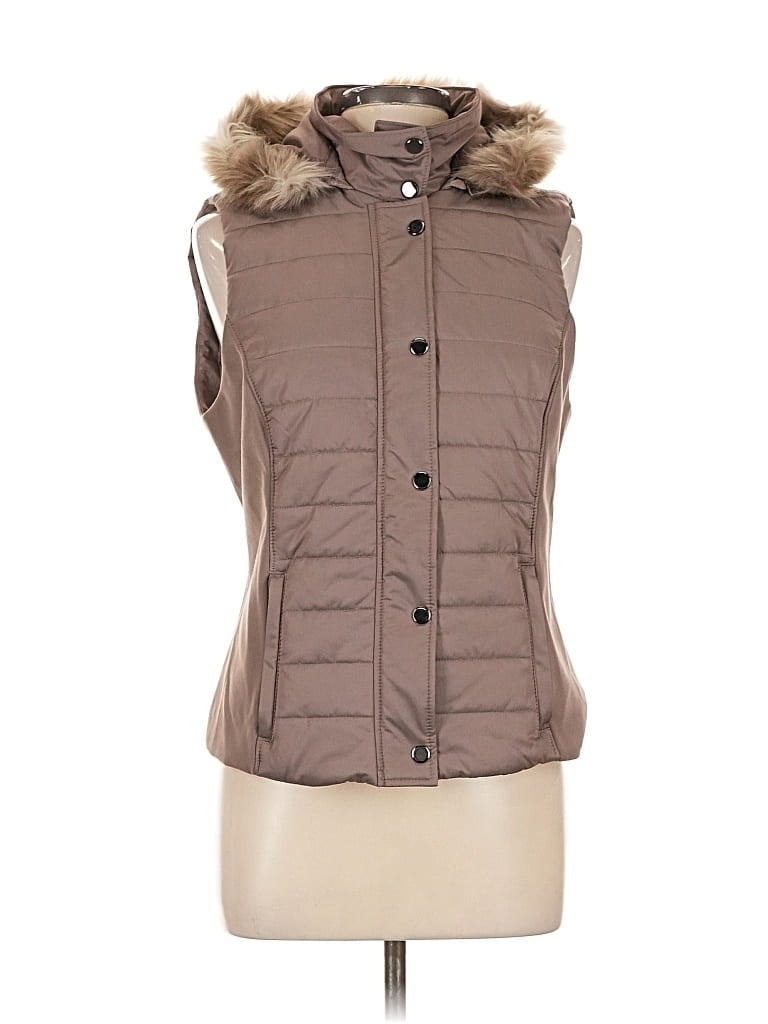 White House Black Market Vest In Brown