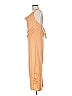 Unbranded Solid Orange Cocktail Dress Size L - photo 5