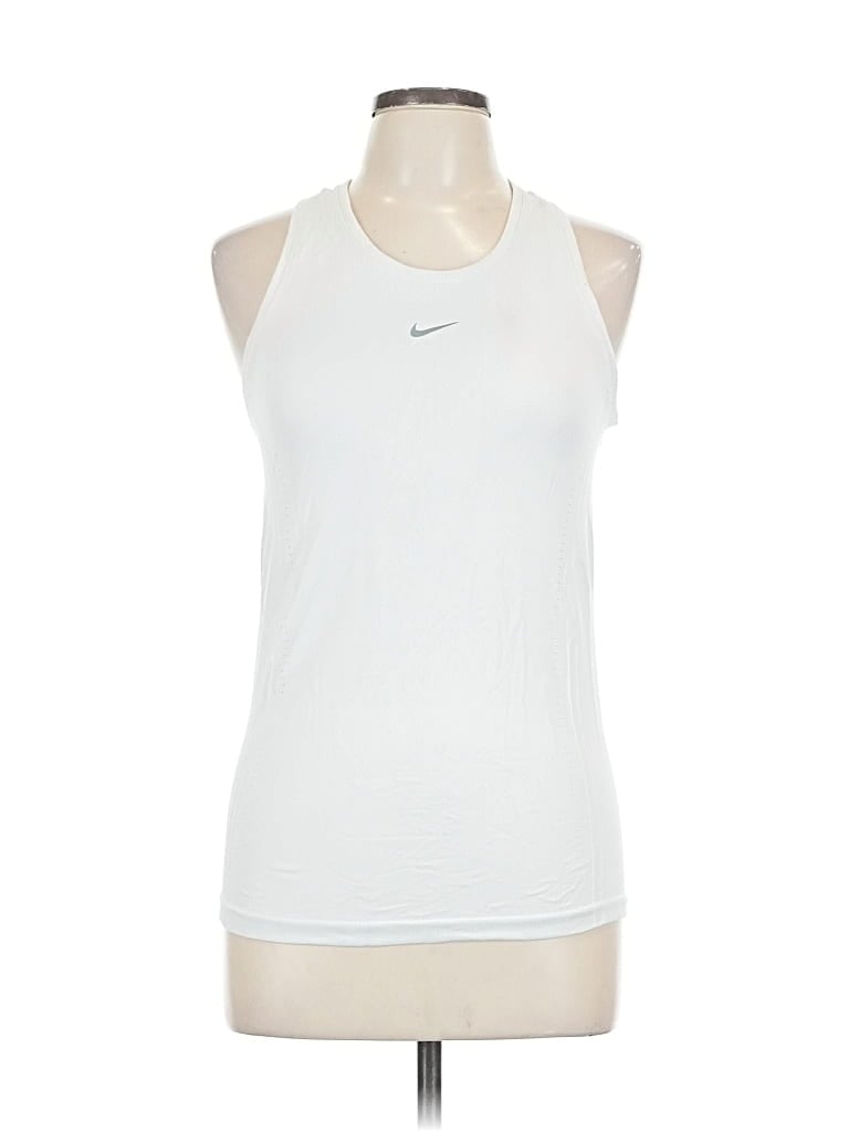 Pre-owned Nike Active Tank Top In White