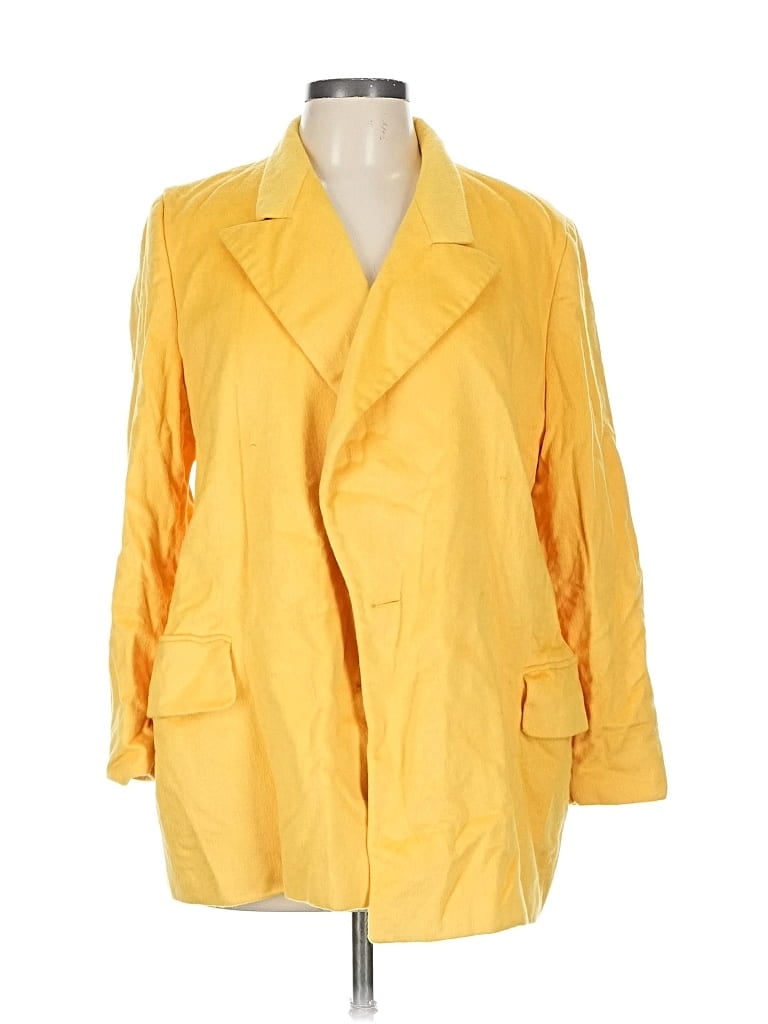Pre-owned Escada By Margaretha Ley Raincoat In Yellow
