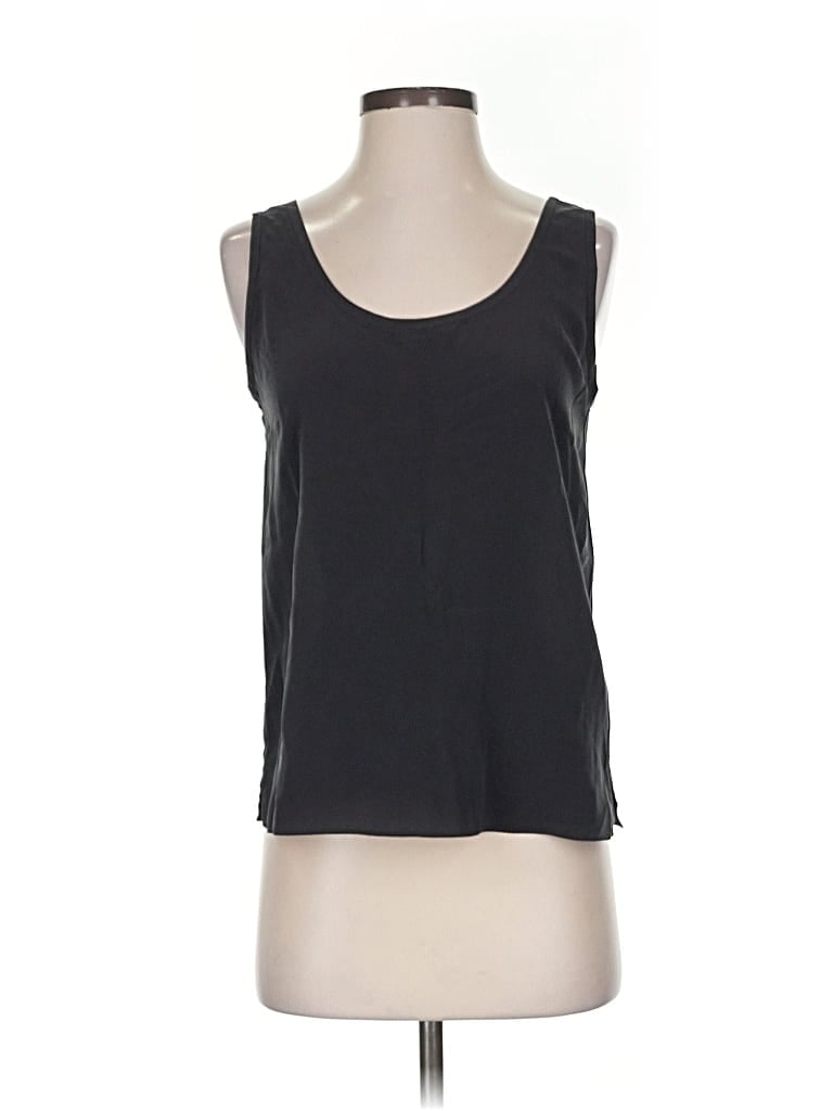 Pre-owned Everlane Sleeveless Top Black Scoop Neck Tops