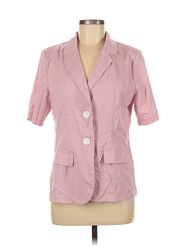 Pre-owned Shein Blazer Jacket In Pink