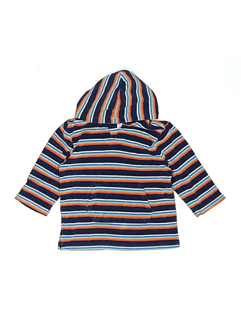 Pre-owned Hanna Andersson Kids' Zip Up Hoodie In Blue