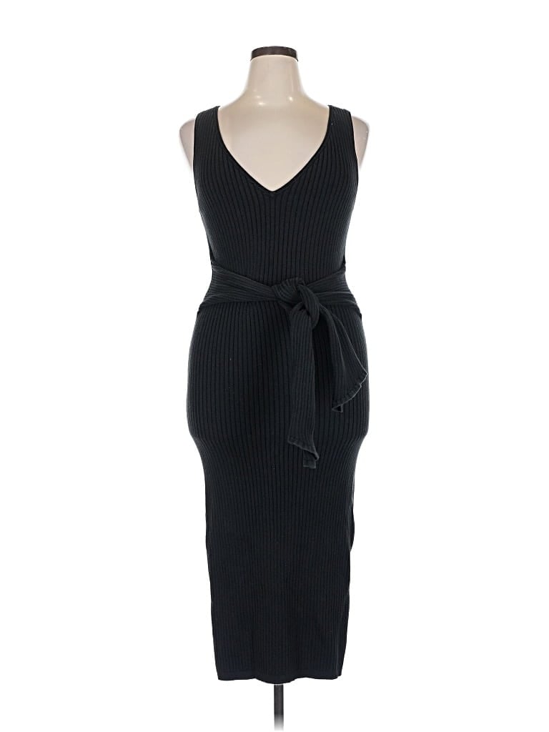 Pre-owned Good American Cocktail Dress In Black