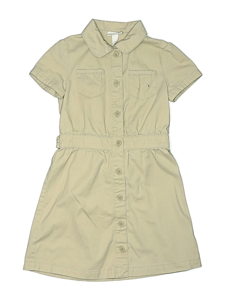Pre-owned Cat & Jack Kids' Dress In Brown