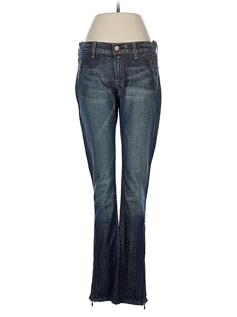 Pre-owned 7 For All Mankind Jeans In Blue