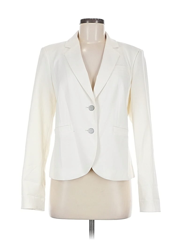 Pre-owned Calvin Klein Blazer Jacket In White