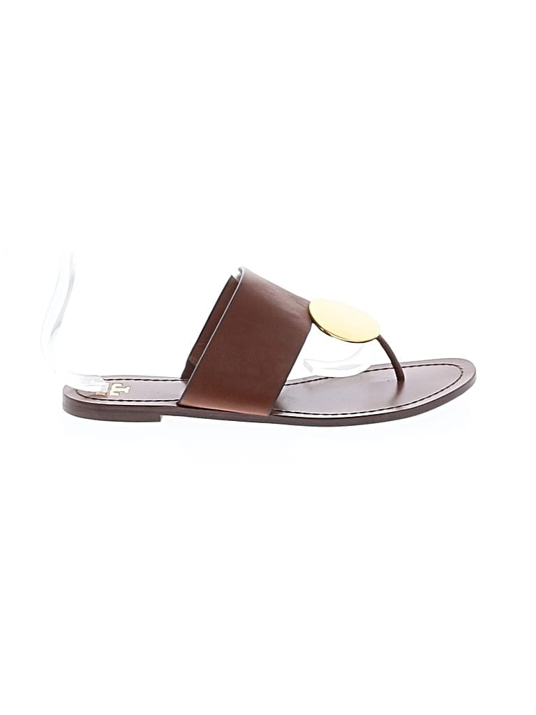 Pre-owned Tory Burch Sandals In Brown