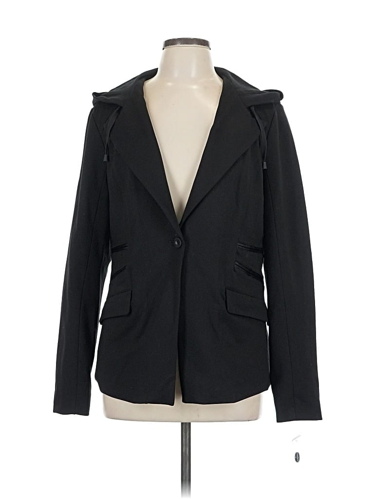 Pre-owned Blanc Noir Blazer Jacket In Black