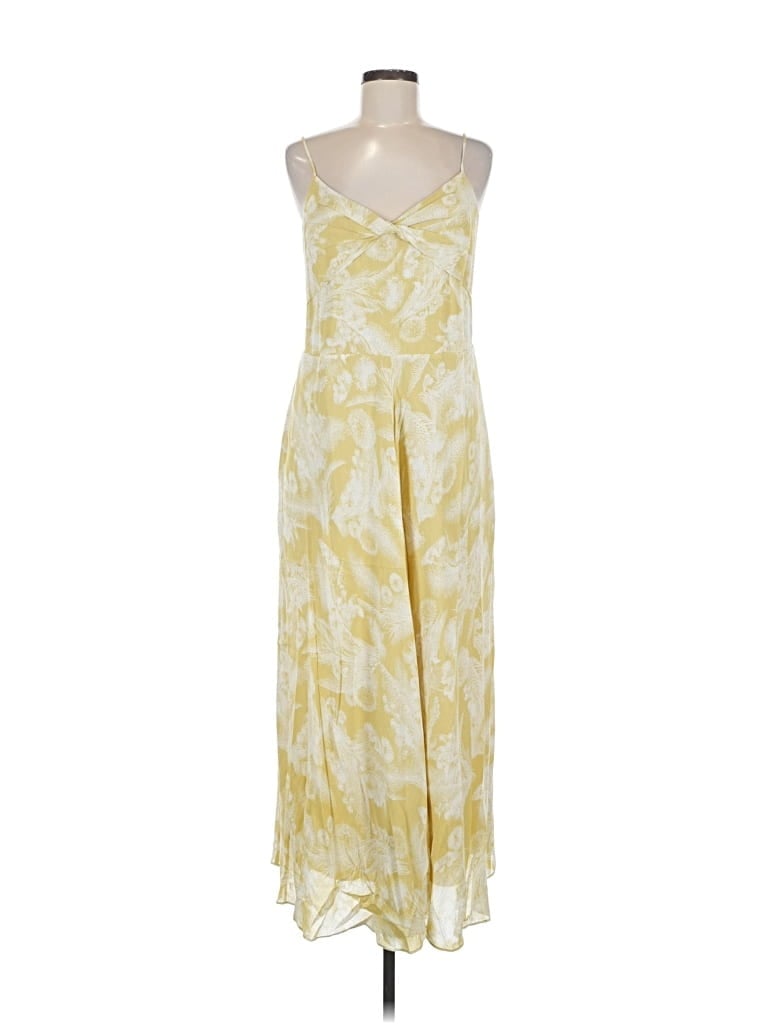 Pre-owned Vince Casual Dress In Yellow