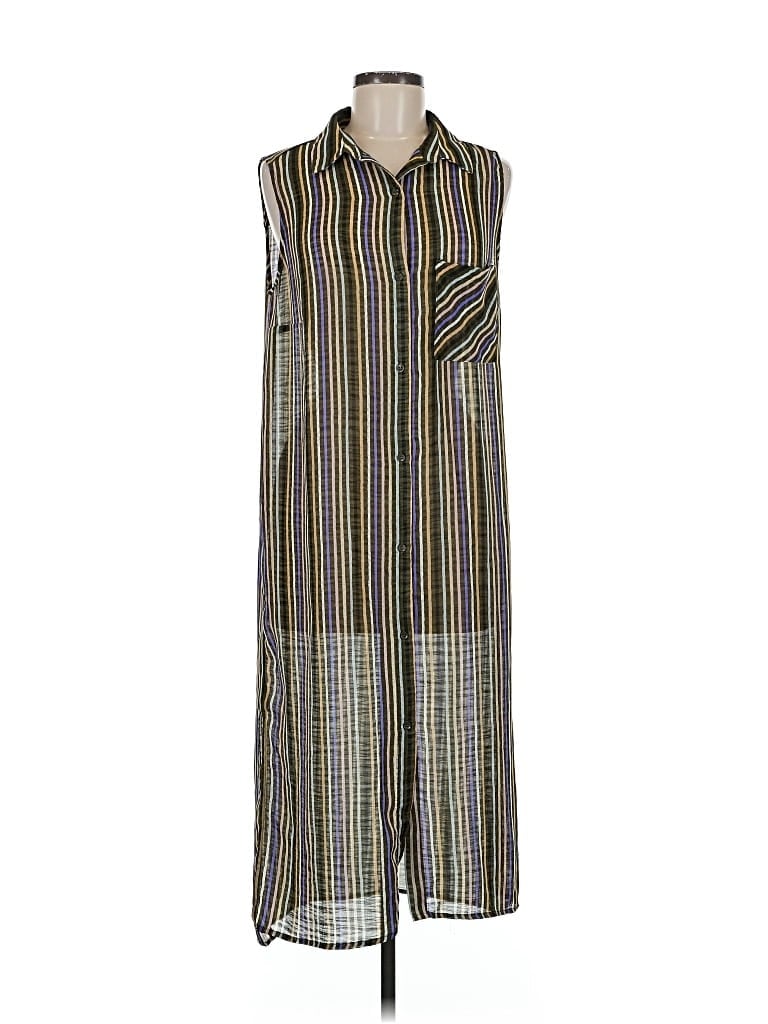 Pre-owned Mod Ref Casual Dress In Gray