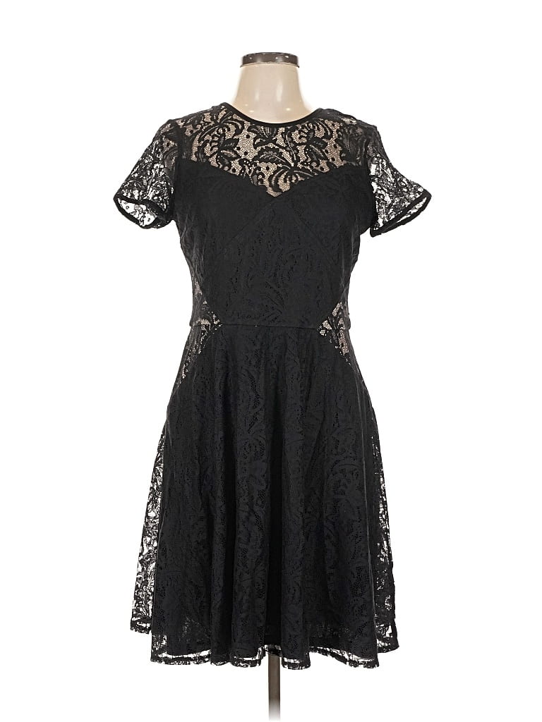 Pre-owned London Times Cocktail Dress In Black