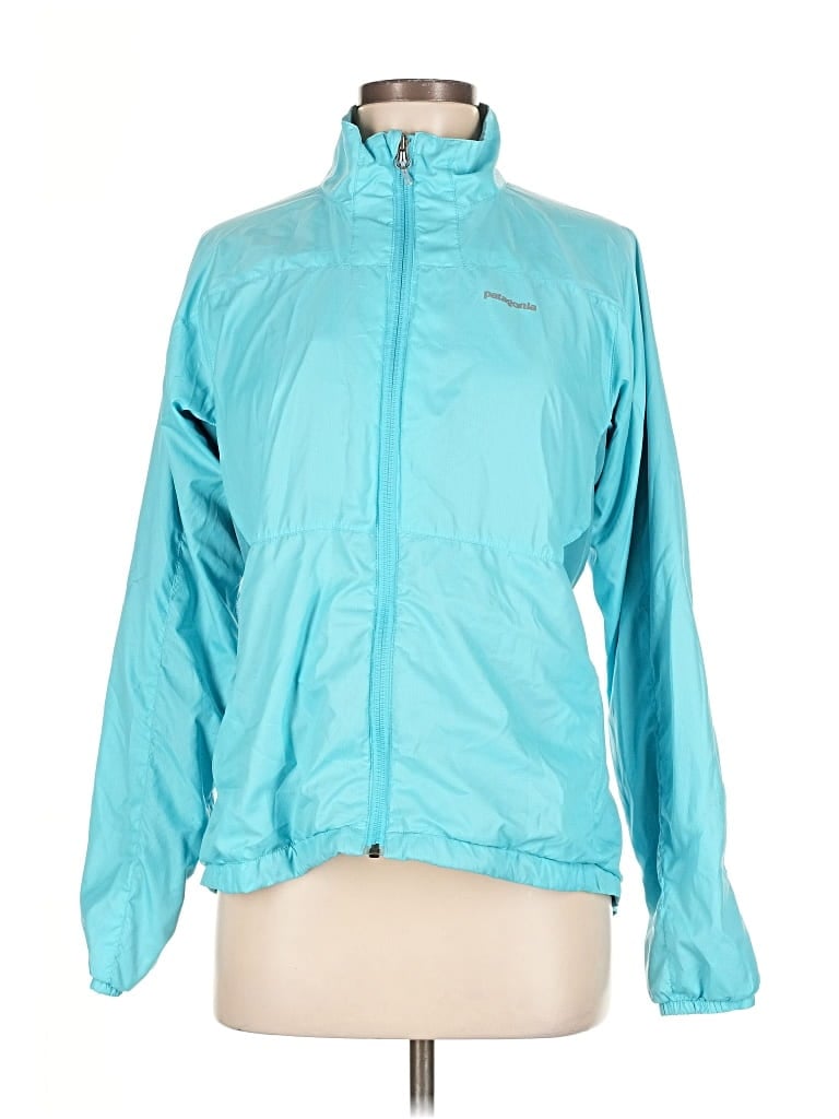 Pre-owned Patagonia Windbreaker Jacket In Blue