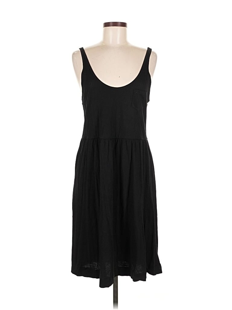 Pre-owned H&m Casual Dress In Black