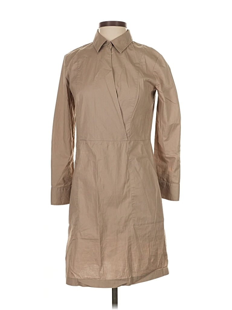 Pre-owned Theory Casual Dress In Brown