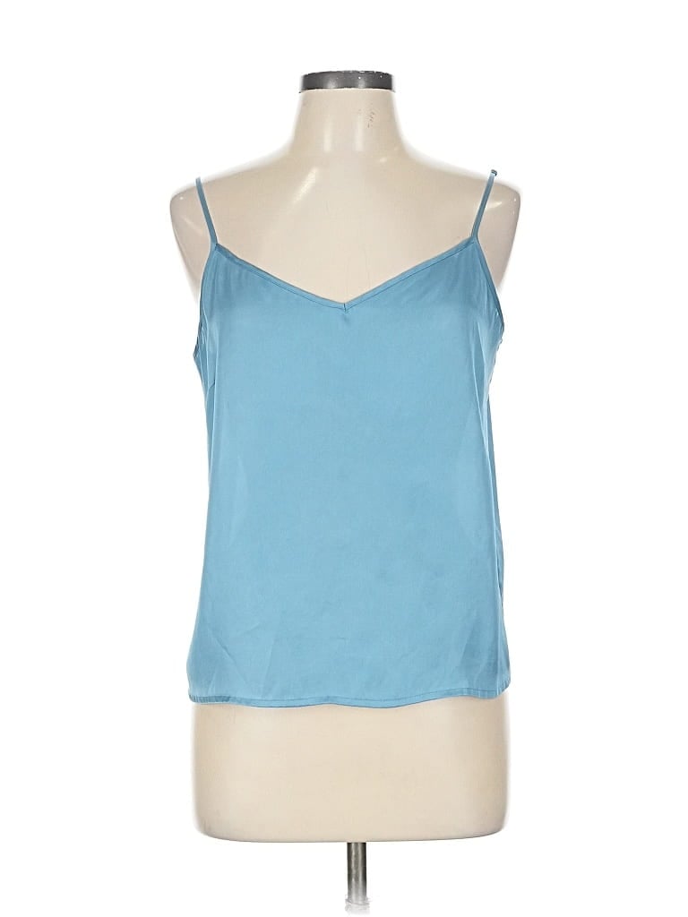 Pre-owned Boden Tank Top Blue Strapless Neckline Tops