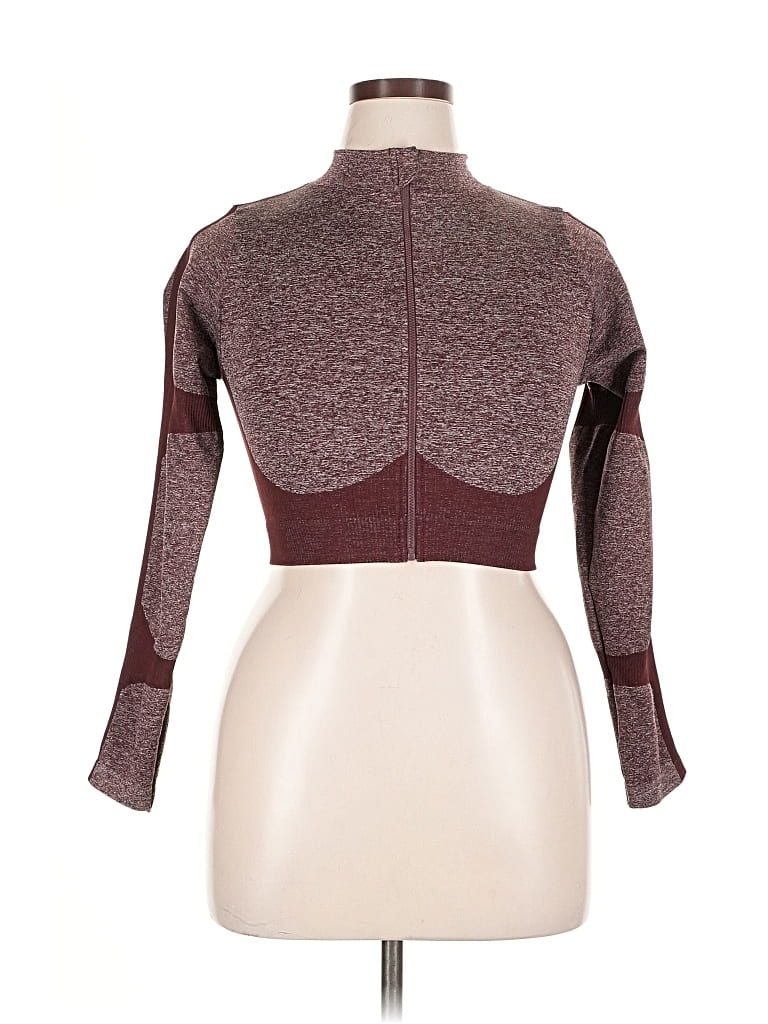 Pre-owned Unbranded Cardigan Sweater In Burgundy