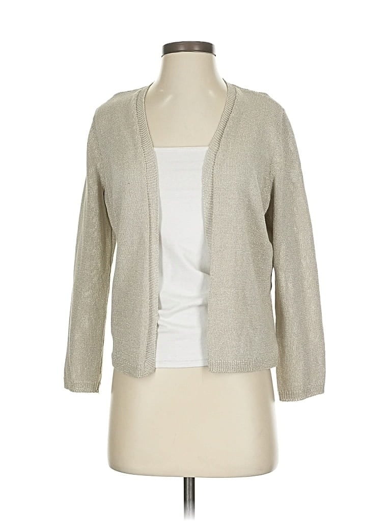Pre-owned Eileen Fisher Cardigan Sweater In Gray