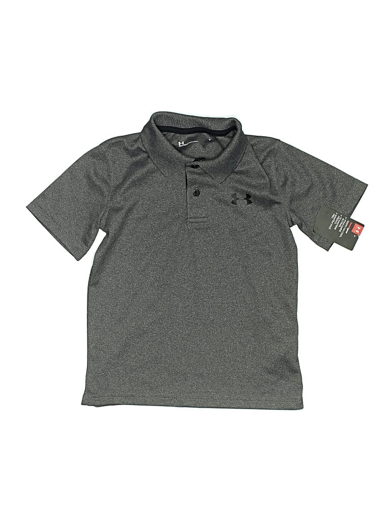 Pre-owned Under Armour Kids' Short Sleeve Top Gray Tops