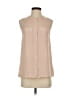 Theory 100% Silk Tan Blouse Size 00 - 0 - photo 1