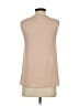 Theory 100% Silk Tan Blouse Size 00 - 0 - photo 2