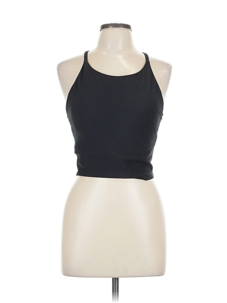 Pre-owned Active By Old Navy Tank Top Black Halter Neckline Tops